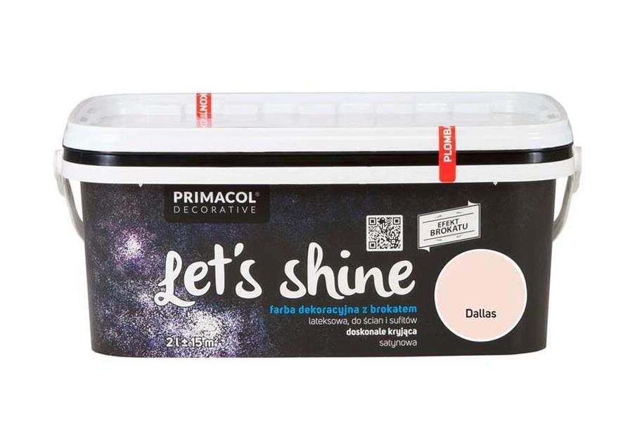 Zdjęcie: Farba Lets Shine 2 L Dallas PRIMACOL DECORATIVE