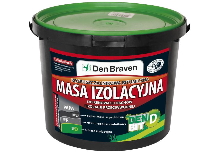 Zdjęcie: Masa izolacyjna  rozpuszczalnikowa bitumiczna 10 kg Den Bit-D DEN BRAVEN