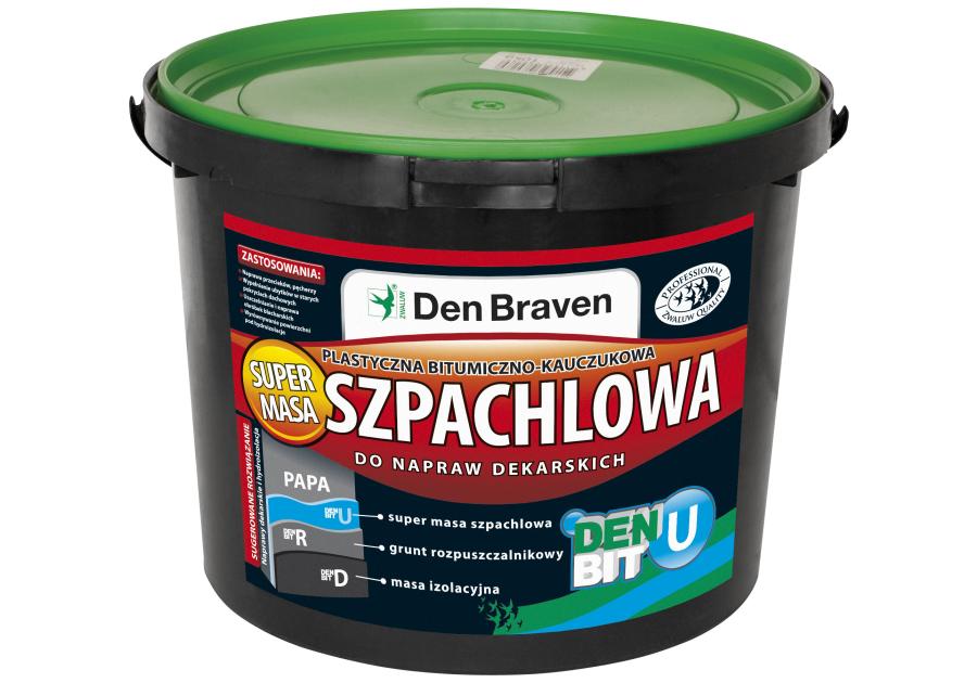 Zdjęcie: Masa szpachlowa plastyczna bitumiczno-kauczukowa 10 kg Den Bit-U DEN BRAVEN