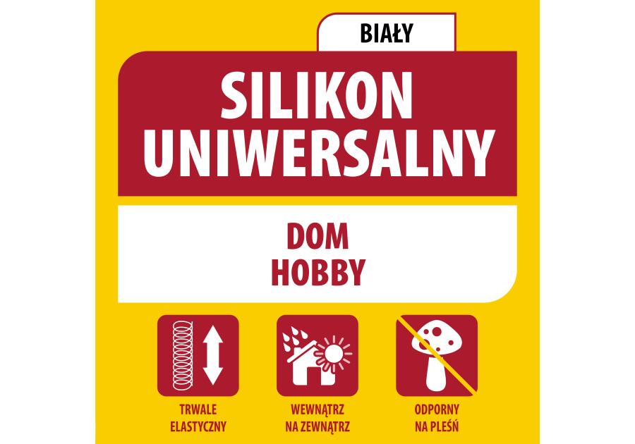 Zdjęcie: Silikon uniwersalny 280 ml biały SOUDAL