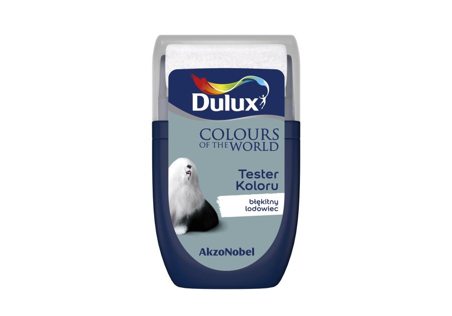 Zdjęcie: Tester farby Kolory Świata 0,03 L błękitny lodowiec DULUX