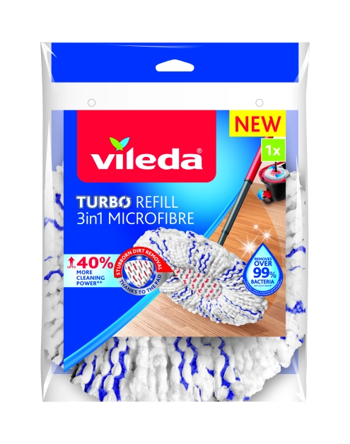 Zdjęcie: Wkład do mopa obrotowego Turbo 3w1 microfibre VILEDA