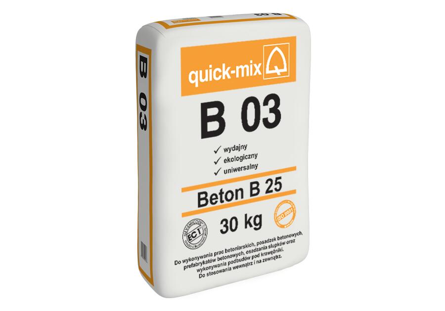 Zdjęcie: Beton 30 kg B 25 B 03 QUICK-MIX