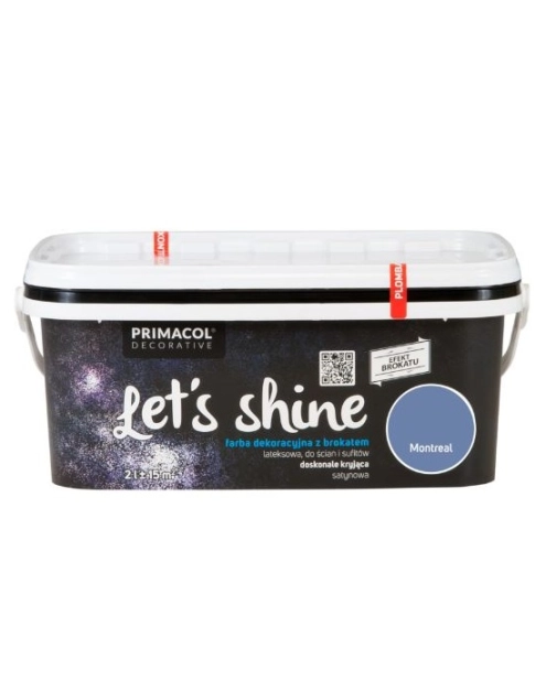 Zdjęcie: Farba Lets Shine 2 L Montreal PRIMACOL DECORATIVE