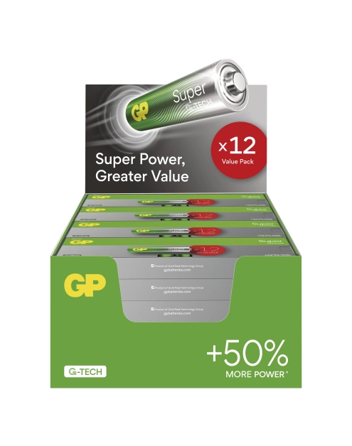 Zdjęcie: Bateria alkaliczna Super AAA LR6 12PP MB GP