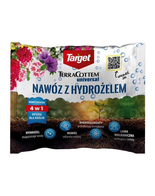 Zdjęcie: Nawóz z hydrożelem Terracottem Universal 20 g TARGET