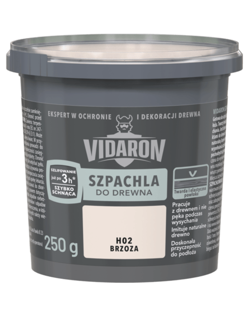 Zdjęcie: Szpachla do drewna brzoza 0,25 kg VIDARON