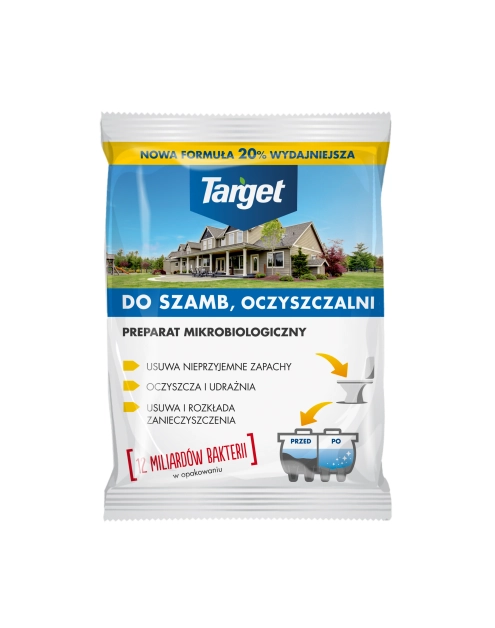 Zdjęcie: Preparat do szamb i oczyszczalni 0,12 kg TARGET