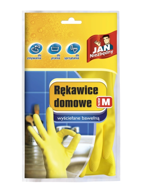 Zdjęcie: Rękawice domowe rozmiar M JAN NIEZBĘDNY