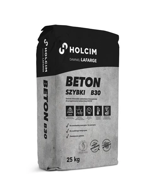 Zdjęcie: Beton Szybki B30 - 25kg HOLCIM