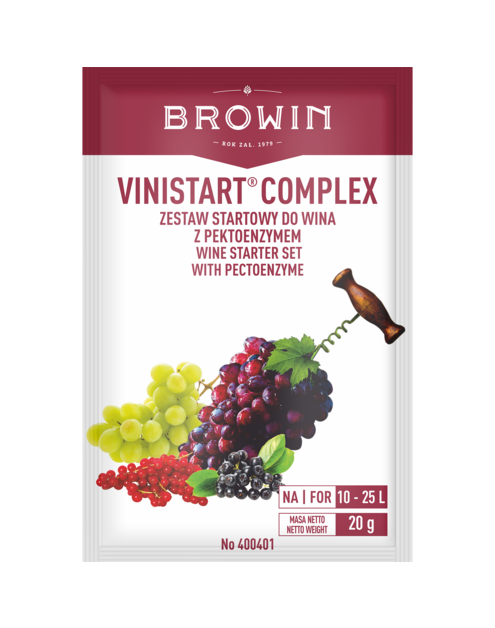 Zdjęcie: Vinistart Complex 20 g BROWIN