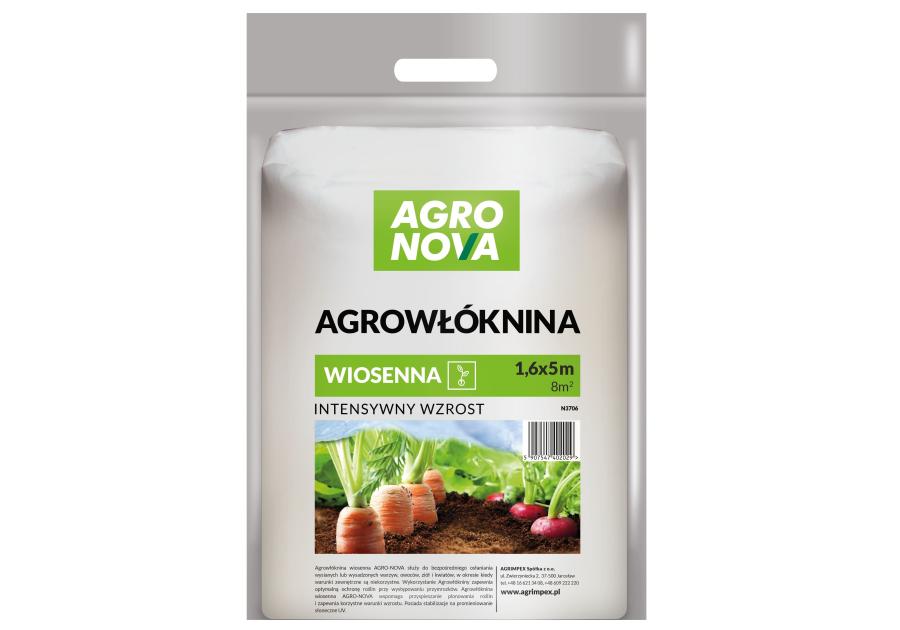 Zdjęcie: Agrowłóknina osłaniająca wiosenna biała 1,6 x 5 m AGRO-NOVA