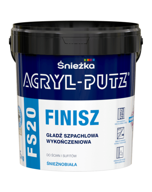 Zdjęcie: Gotowa masa szpachlowa Acryl Putz FS20 1,5 kg ŚNIEŻKA