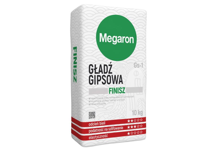 Zdjęcie: Gładź gipsowa Gs-1, 10 kg MEGARON