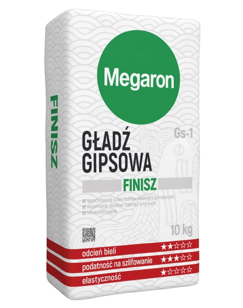 Zdjęcie: Gładź gipsowa Gs-1, 10 kg MEGARON