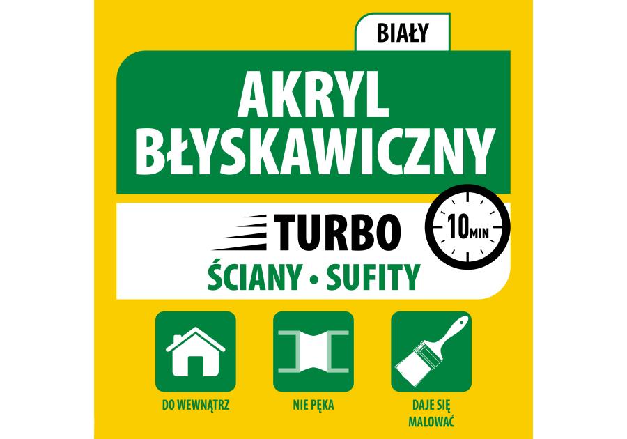 Zdjęcie: Akryl błyskawiczny Turbo 280 ml biały SOUDAL