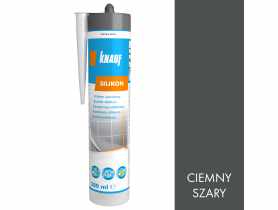 Silikon sanitarny ciemny szary 280 ml KNAUF