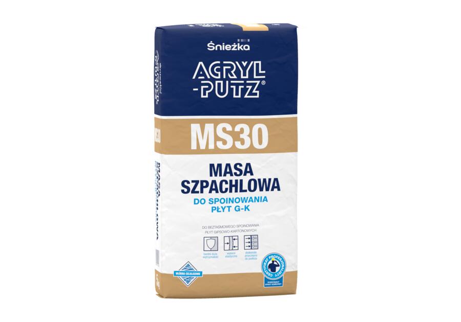 Zdjęcie: Masa do spoina Acryl Putz MS30, 5 kg ŚNIEŻKA