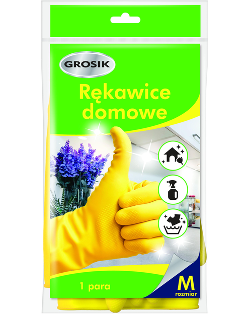 Zdjęcie: Rękawice domowe rozmiar M GROSIK