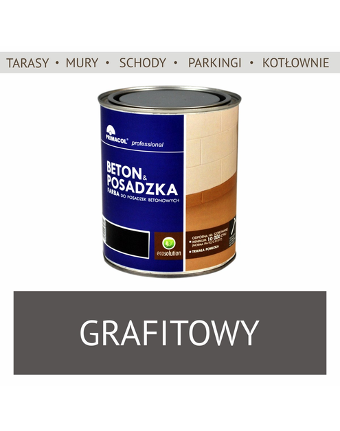 Zdjęcie: Farba Beton&Posadzka grafitowy 0,75 L PRIMACOL