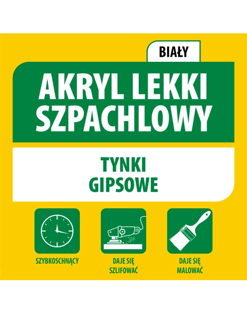 Zdjęcie: Akryl szpachlowy lekki 280 ml biały SOUDAL