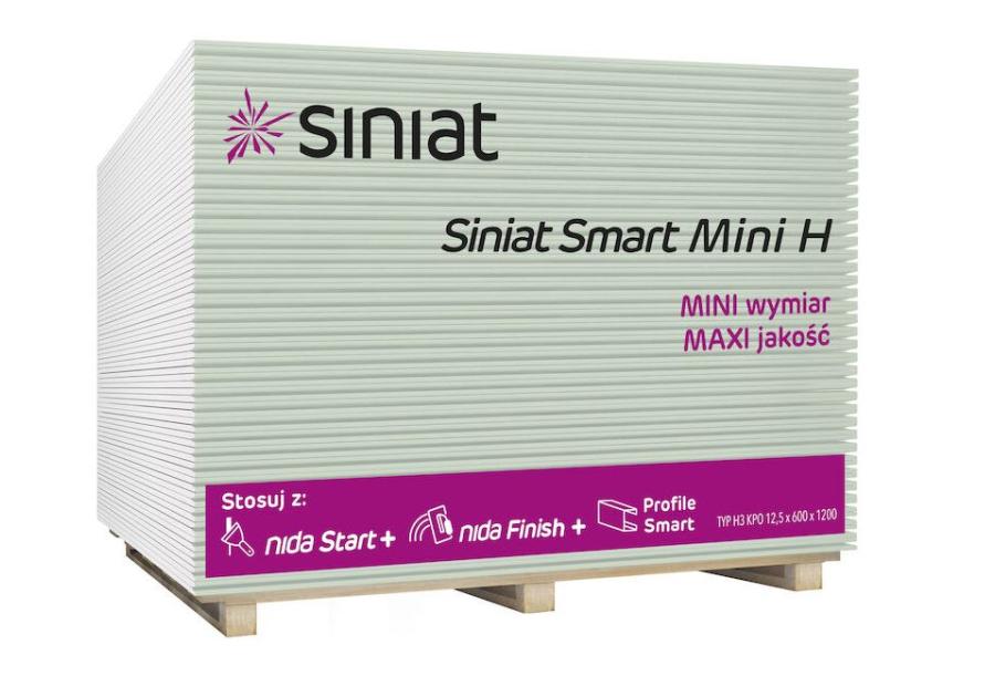 Zdjęcie: Płyta gipsowo-kartonowa Siniat Smart Mini H SINIAT