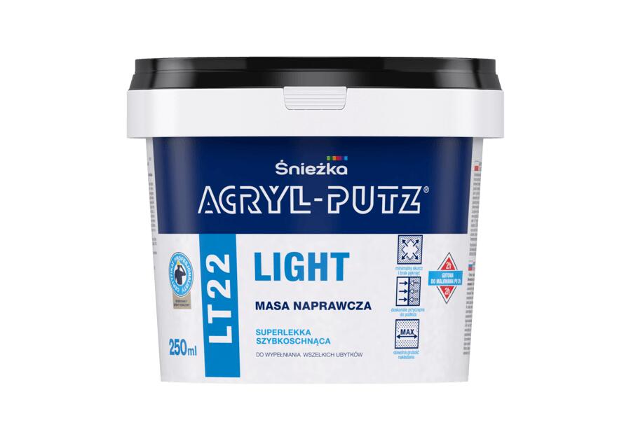 Zdjęcie: Masa naprawcza Acryl Putz light 0,25 L ŚNIEŻKA