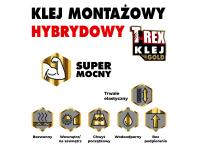 Zdjęcie: Klej hybrydowy T-Rex Gold 290 ml SOUDAL