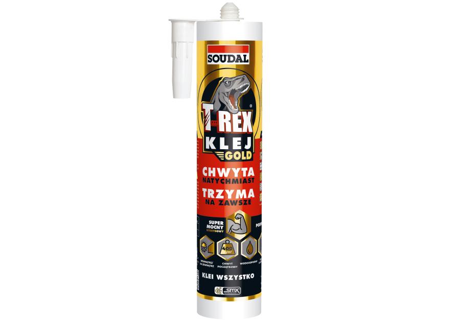 Zdjęcie: Klej hybrydowy T-Rex Gold 290 ml SOUDAL