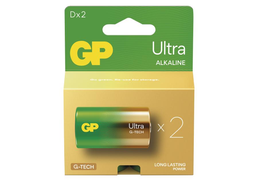 Zdjęcie: Bateria alkaliczna GP ULTRA D (LR20) 2PP EMOS