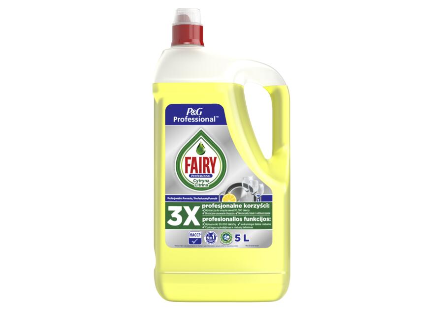 Zdjęcie: Płyn do naczyń 5 L Lemon FAIRY PROFESSIONAL