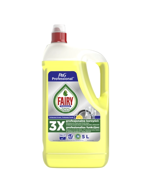 Zdjęcie: Płyn do naczyń 5 L Lemon FAIRY PROFESSIONAL