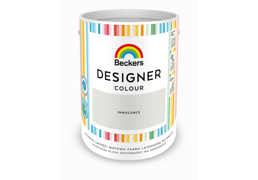 Zdjęcie: Farba lateksowa Designer Colour Innocence 5 L BECKERS