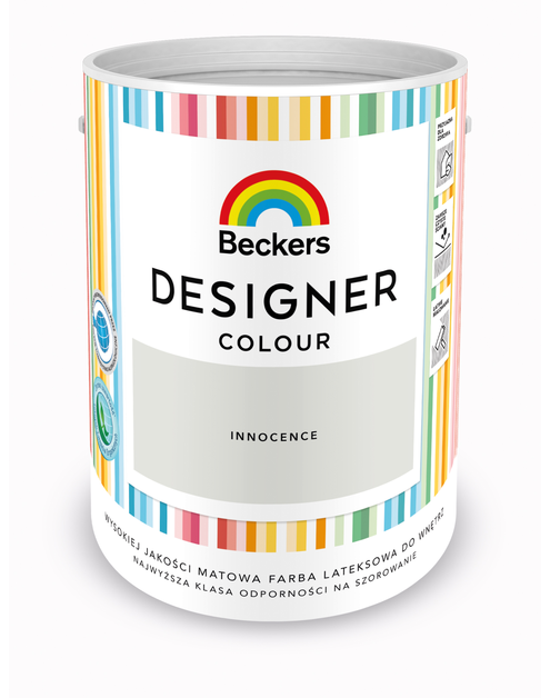 Zdjęcie: Farba lateksowa Designer Colour Innocence 5 L BECKERS