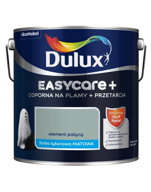 Zdjęcie: Farba lateksowa EasyCare+ Element Patyny 2,5 L DULUX