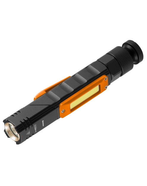 Zdjęcie: Latarka akumulatorowa USB  300 lm 2 w 1 CREE XPE + COB LED NEO