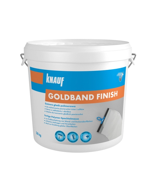 Zdjęcie: Gładź gotowa Goldband Finish 28 kg KNAUF