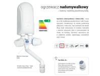 Zdjęcie: Ogrzewacz wody 4,5 kW z baterią białą 230 V DAFI