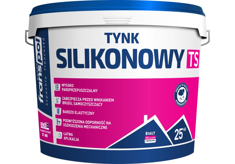 Zdjęcie: Tynk silikonowy TS 25 kg FRANSPOL