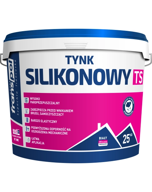 Zdjęcie: Tynk silikonowy TS 25 kg FRANSPOL