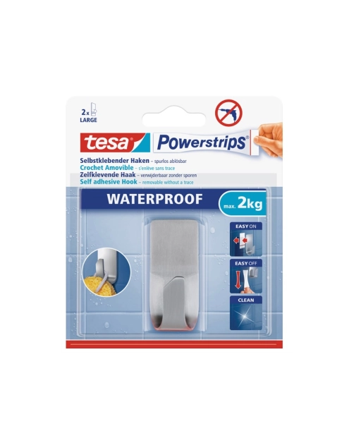 Zdjęcie: Haczyk samoprzylepny PWS waterproof 1 szt. TESA