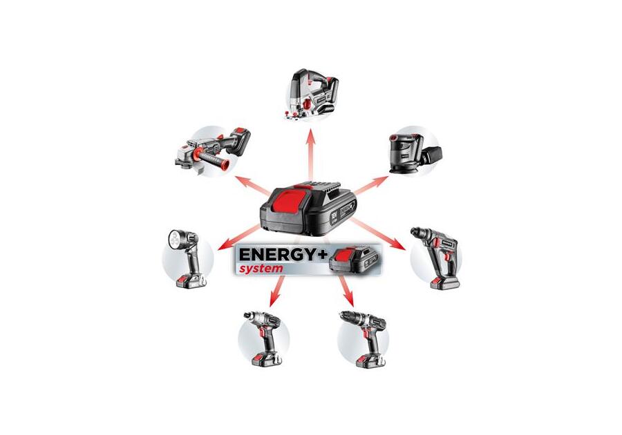 Zdjęcie: Latarka akumulatorowa Energy + 18V, Li-lon, bez akumulatora GRAPHITE