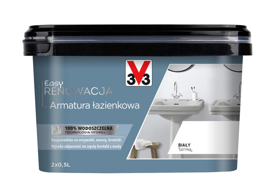 Zdjęcie: Farba renowacyjna Easy Renowacja Armatura Łazienkowa biały 1 L V33