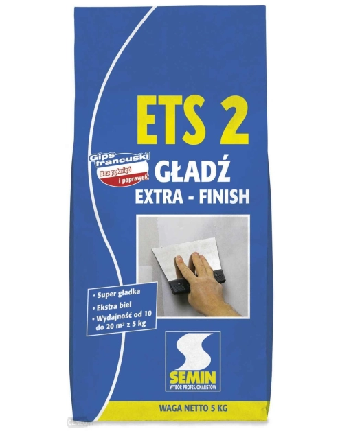 Zdjęcie: Gładź Extra Finish Ets 2 - 5 kg SEMIN