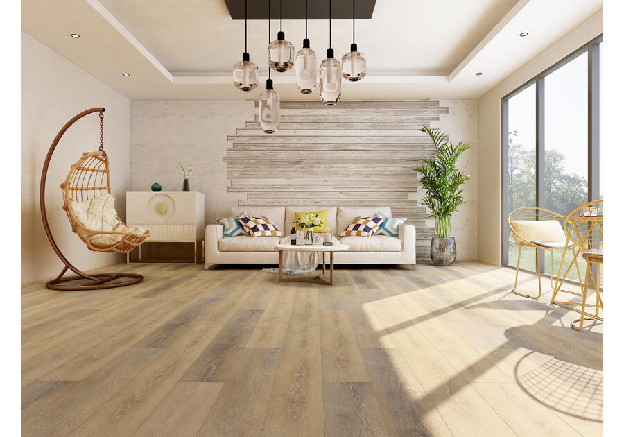 Zdjęcie: Panel laminowany Premium AC6 dąb naturalny bielony 12 mm WILD WOOD