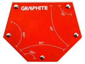 Spawalniczy kątownik magnetyczny 111 x 136 x 24 mm, udźwig 34.0 kg GRAPHITE