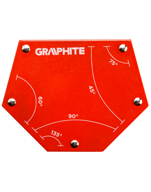 Zdjęcie: Spawalniczy kątownik magnetyczny 111 x 136 x 24 mm, udźwig 34.0 kg GRAPHITE