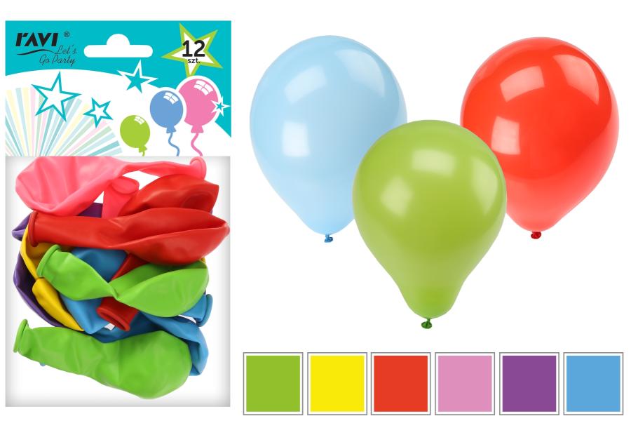 Zdjęcie: Balony LGP 25 cm, 12 sztuk, art. 12149 DECOR