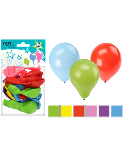 Zdjęcie: Balony LGP 25 cm, 12 sztuk, art. 12149 DECOR