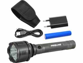 Latarka aluminiowa, akumulatorowa, led philips 1500 lm, CE PROLINE